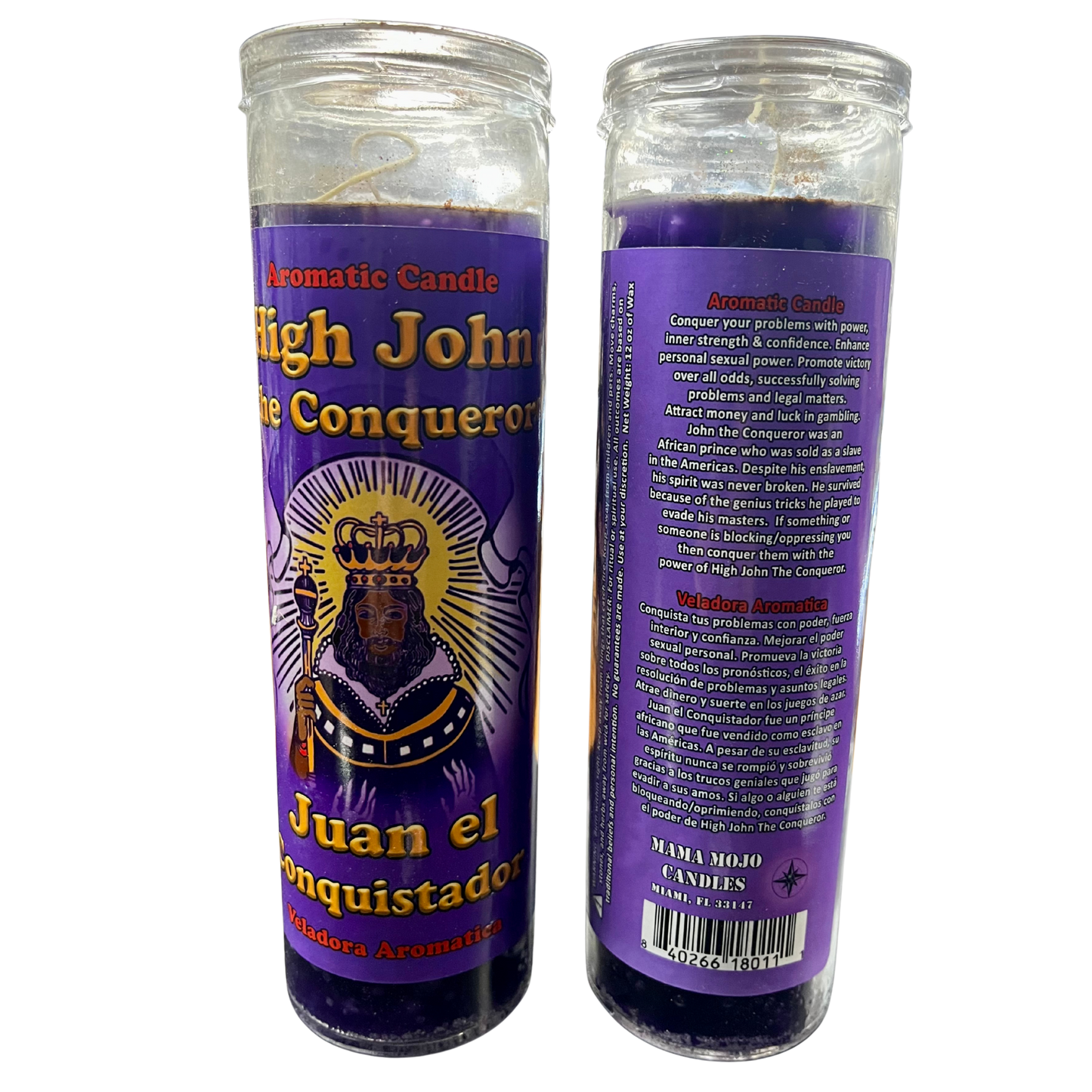 Mama Mojo - Prepared 7 Day Candle - John The Conqueror