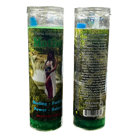 Mama Mojo - Prepared 7 Day Glass Candle - Mother