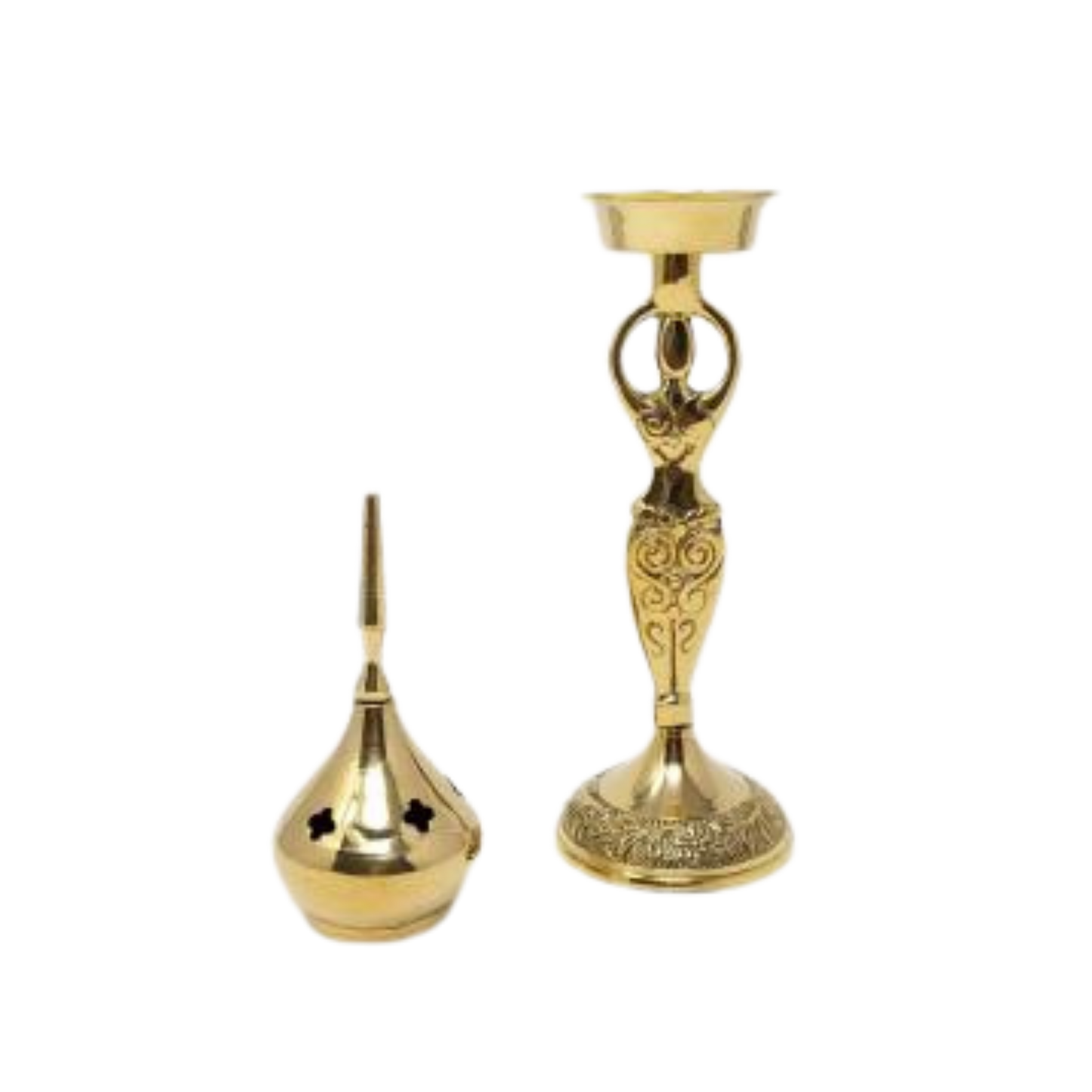 Goddess Brass Cone Burner