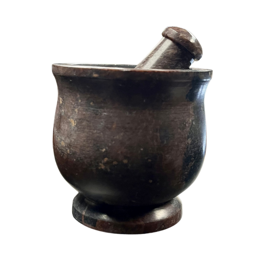 Soapstone Mortar & Pestle - 3"H 3"D