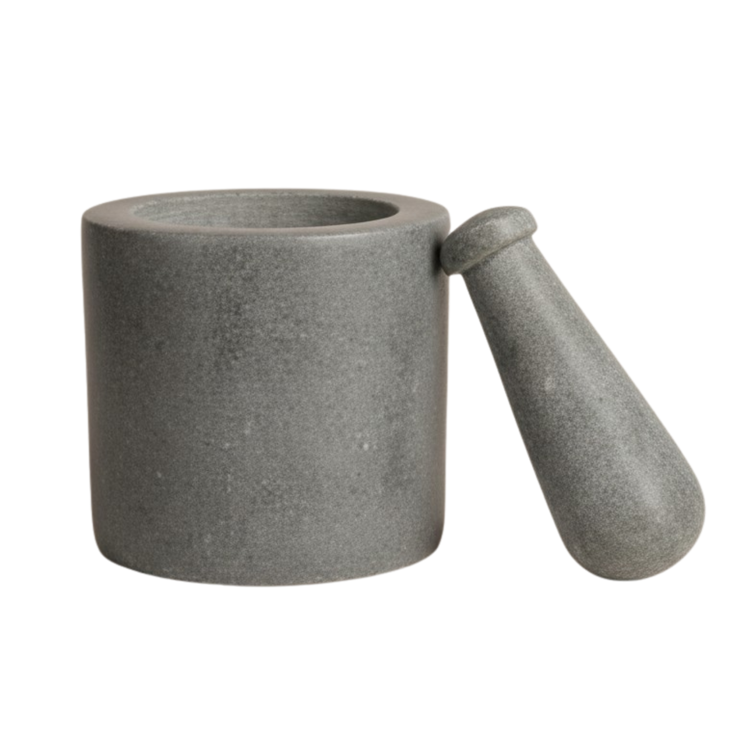 Gray Soapstone Mortar & Pestle - 3'' x 3'' x 2.75''H.