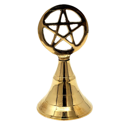 Pentagram Brass Bell