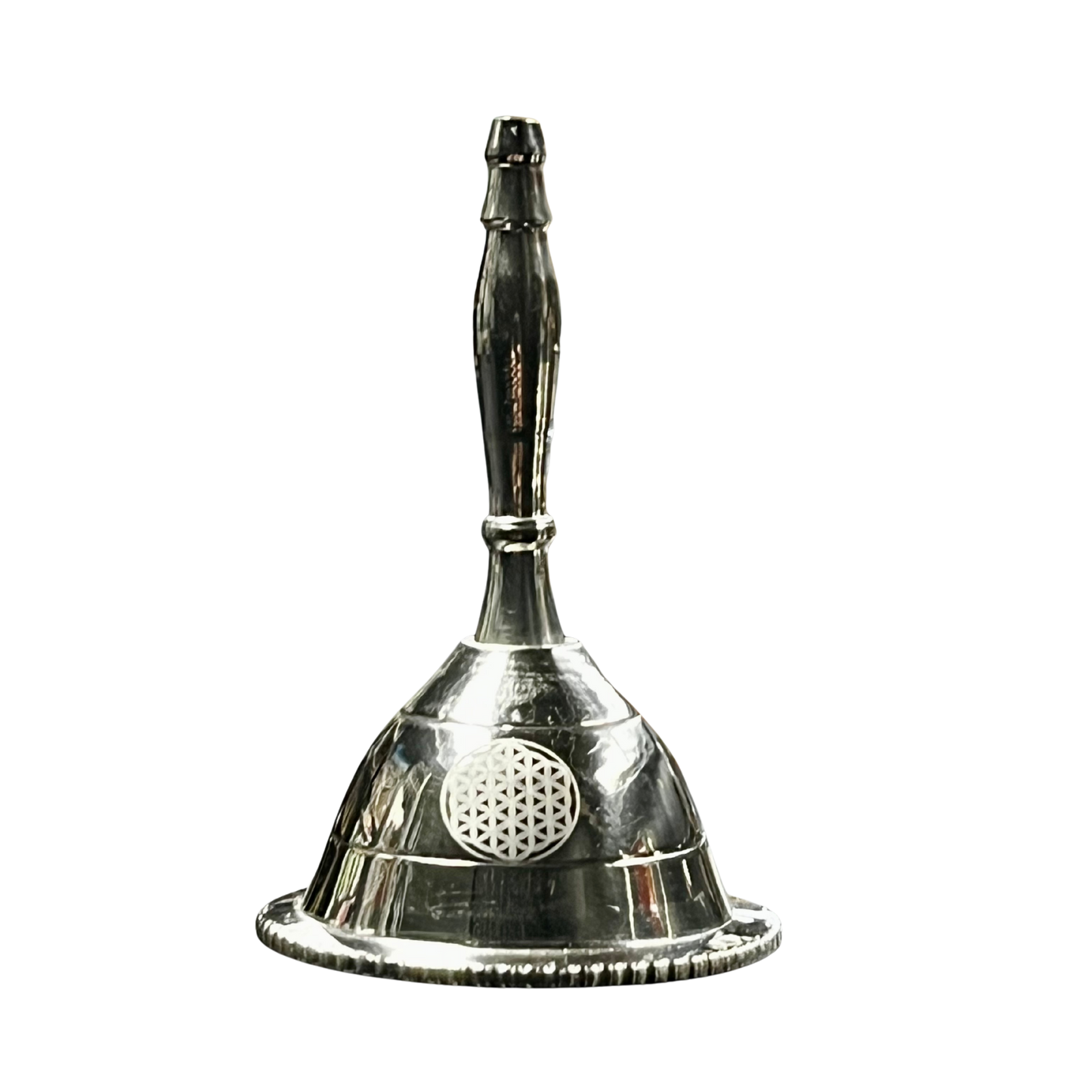 Engraved Silver Plated Altar Bell 3"