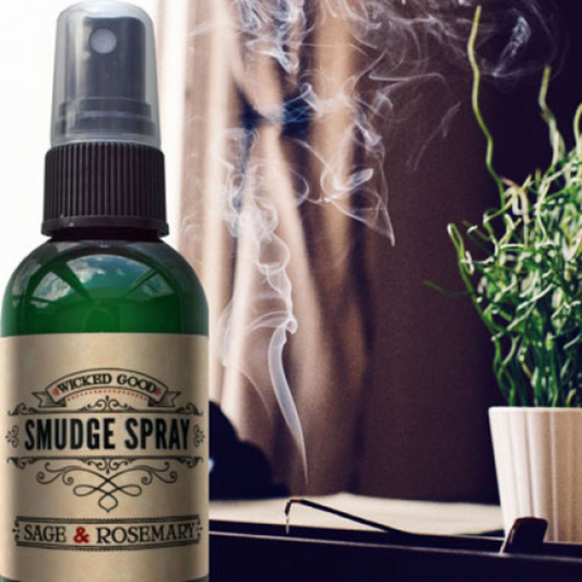 Wicked Good Smudge Spray: Sage  Rosemary Spray