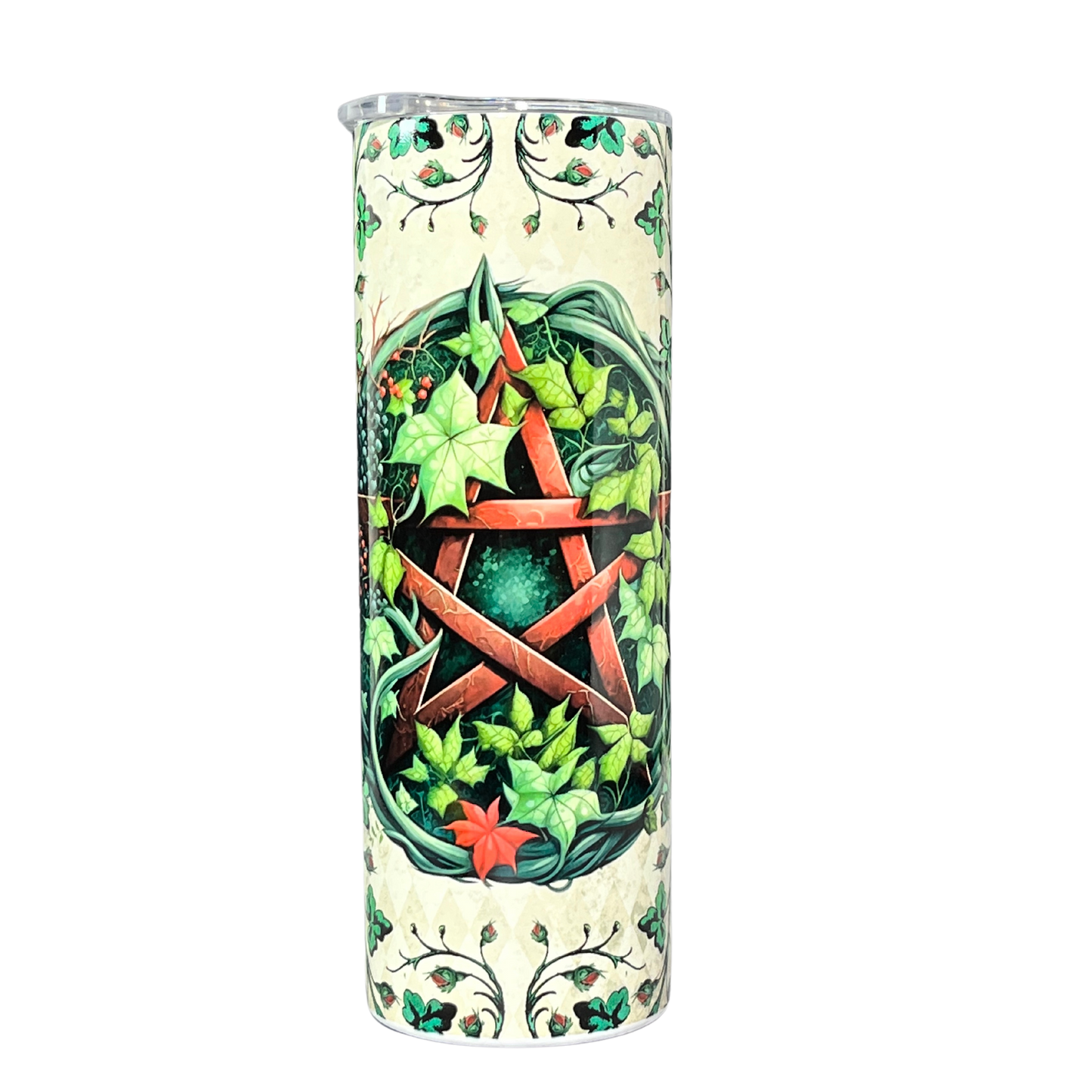 Earthy Pentagram 20oz Stainless Steel Tumbler