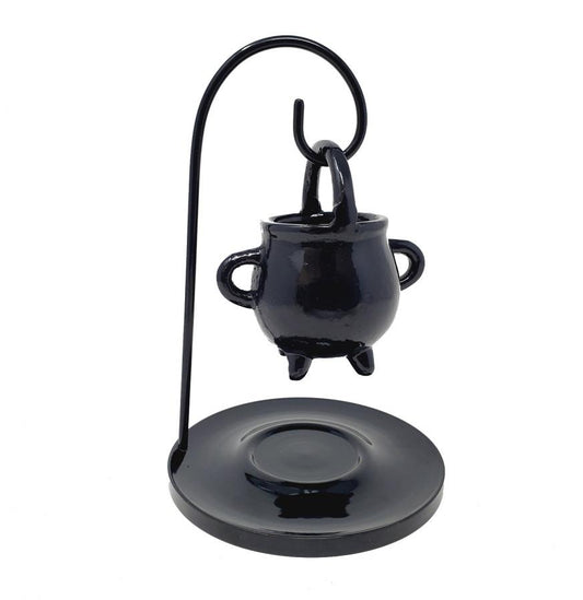 Hanging Metal Cauldron Aroma Lamp