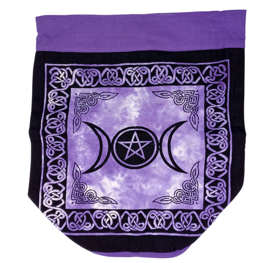 Triple Moon Pentacle - Cotton Backpack