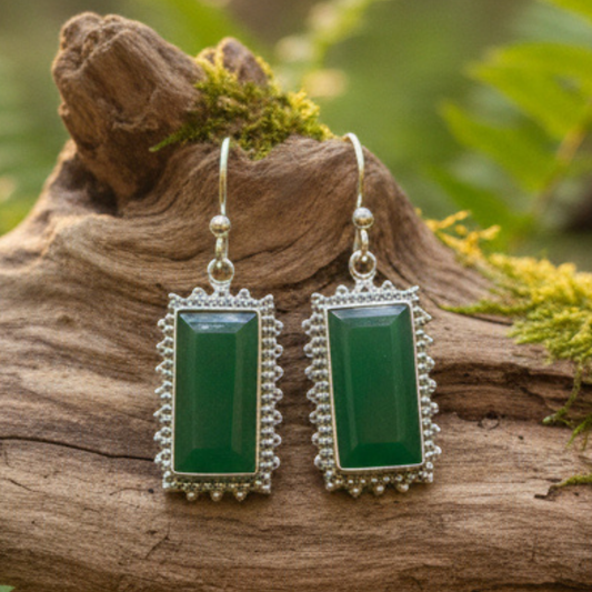 Aventurine Lucky Earrings