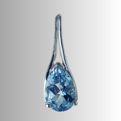 Blue Topaz Elite Bling Pendant