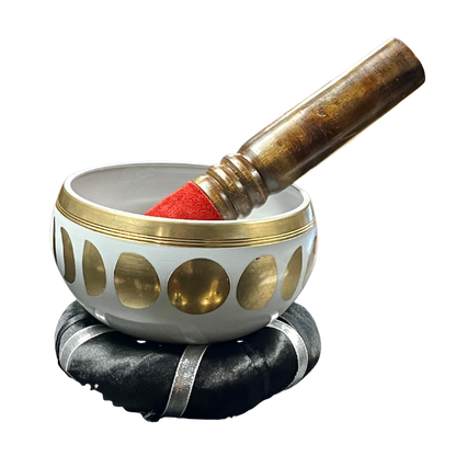 Moon Phases Tibetan Singing Bowl 4"D