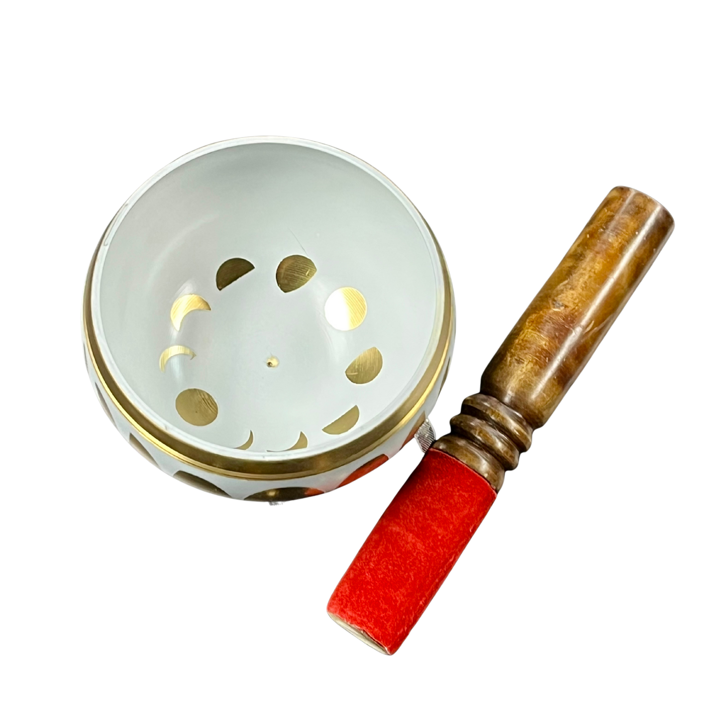 Moon Phases Tibetan Singing Bowl 4"D