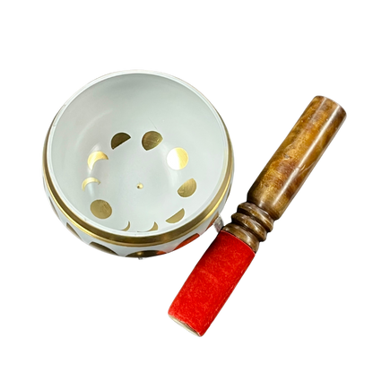 Moon Phases Tibetan Singing Bowl 4"D