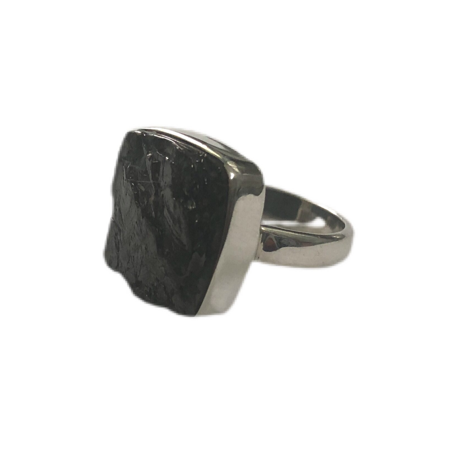 Shungite Noble Unisex Square Ring