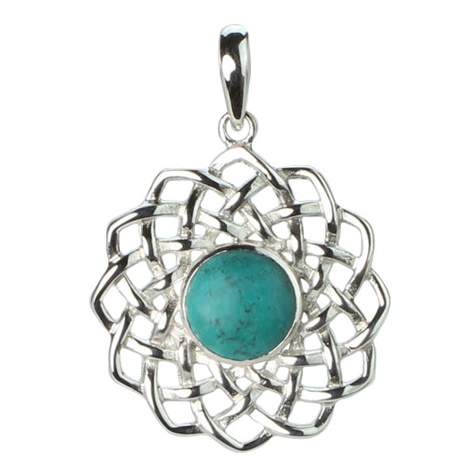 Turquoise Rasa Mandala Pendant