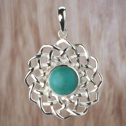 Turquoise Rasa Mandala Pendant