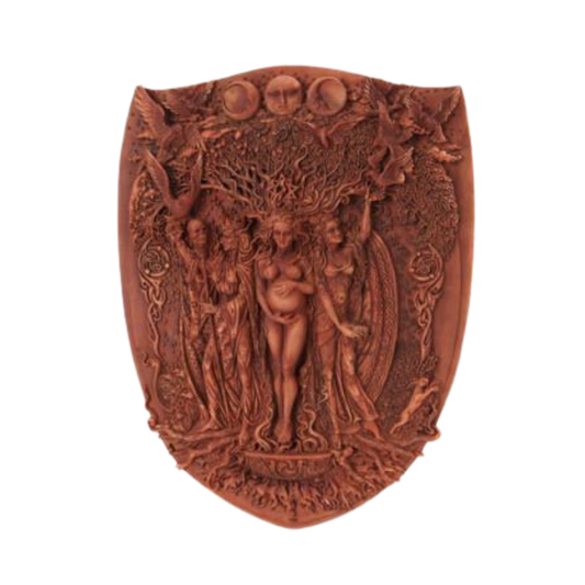 TRIPLE GODDESS MOTHER, MAIDEN, CRONE PLAQUE