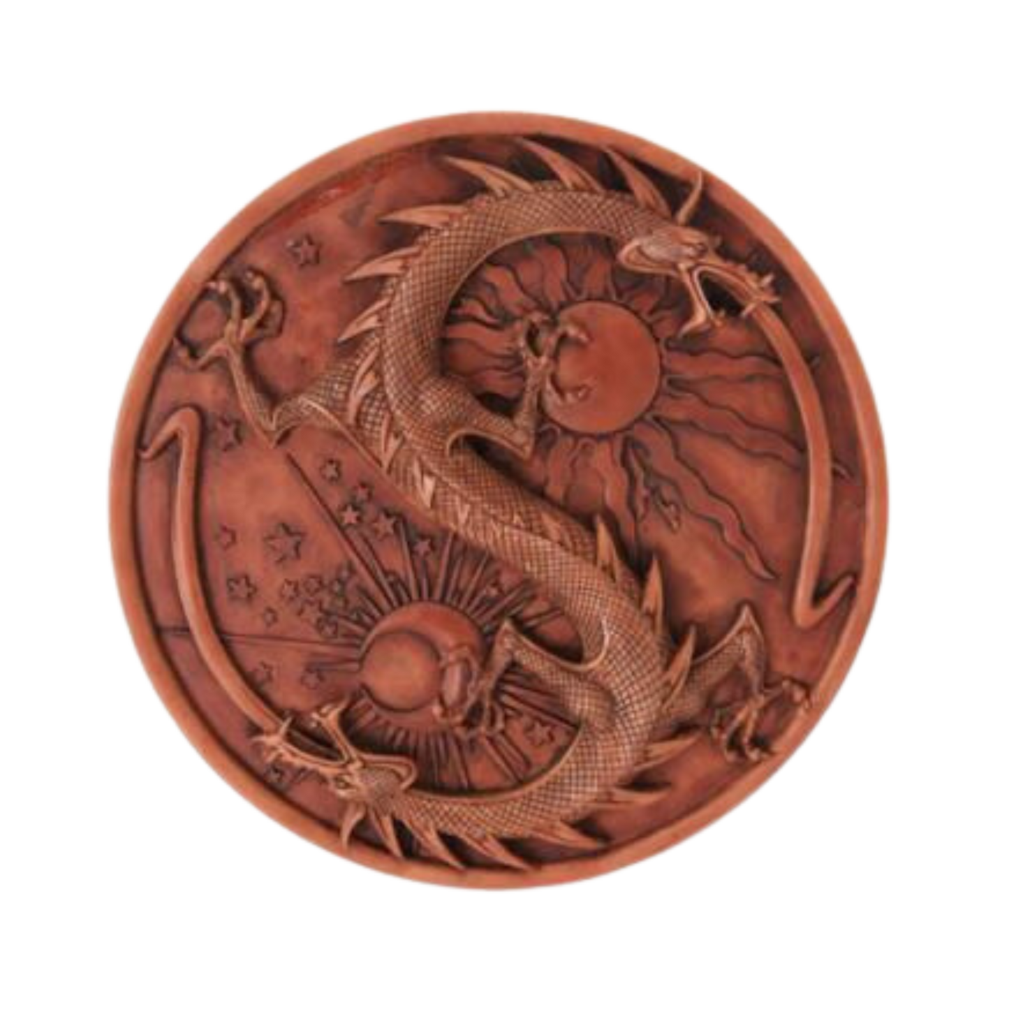 DOUBLE DRAGON ALCHEMY PLAQUE