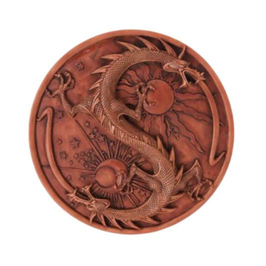 DOUBLE DRAGON ALCHEMY PLAQUE