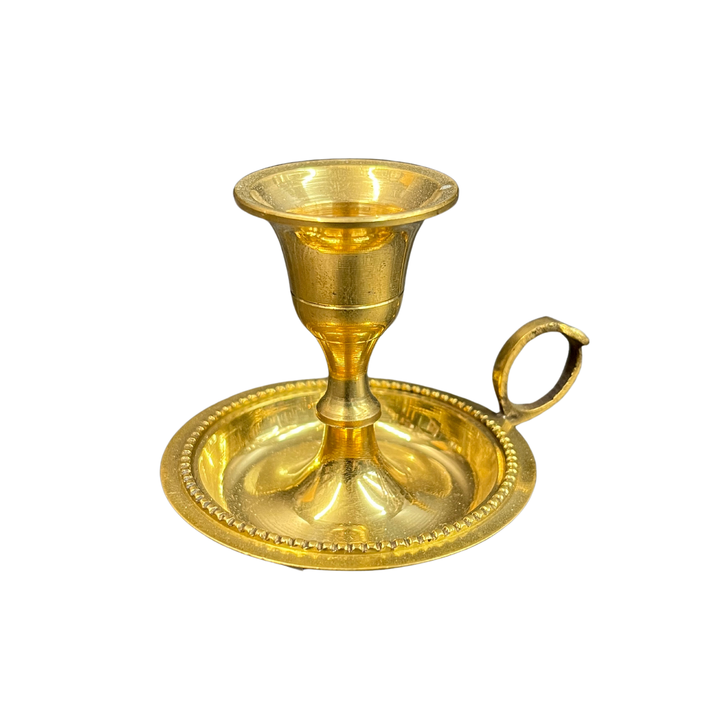 Brass Chamberstick Taper Candle Holder