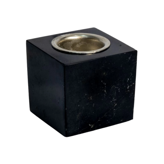 Black Tourmaline Taper Candle Holder