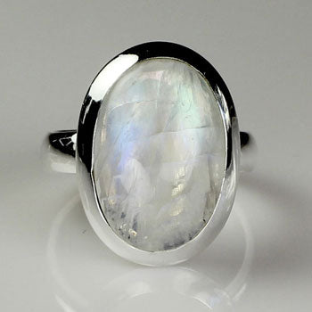 Moonstone Rainbow Miracle Ring