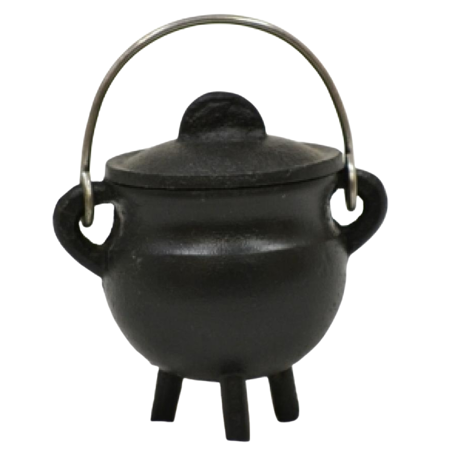 Cast Iron Cauldron w/Lid 3"