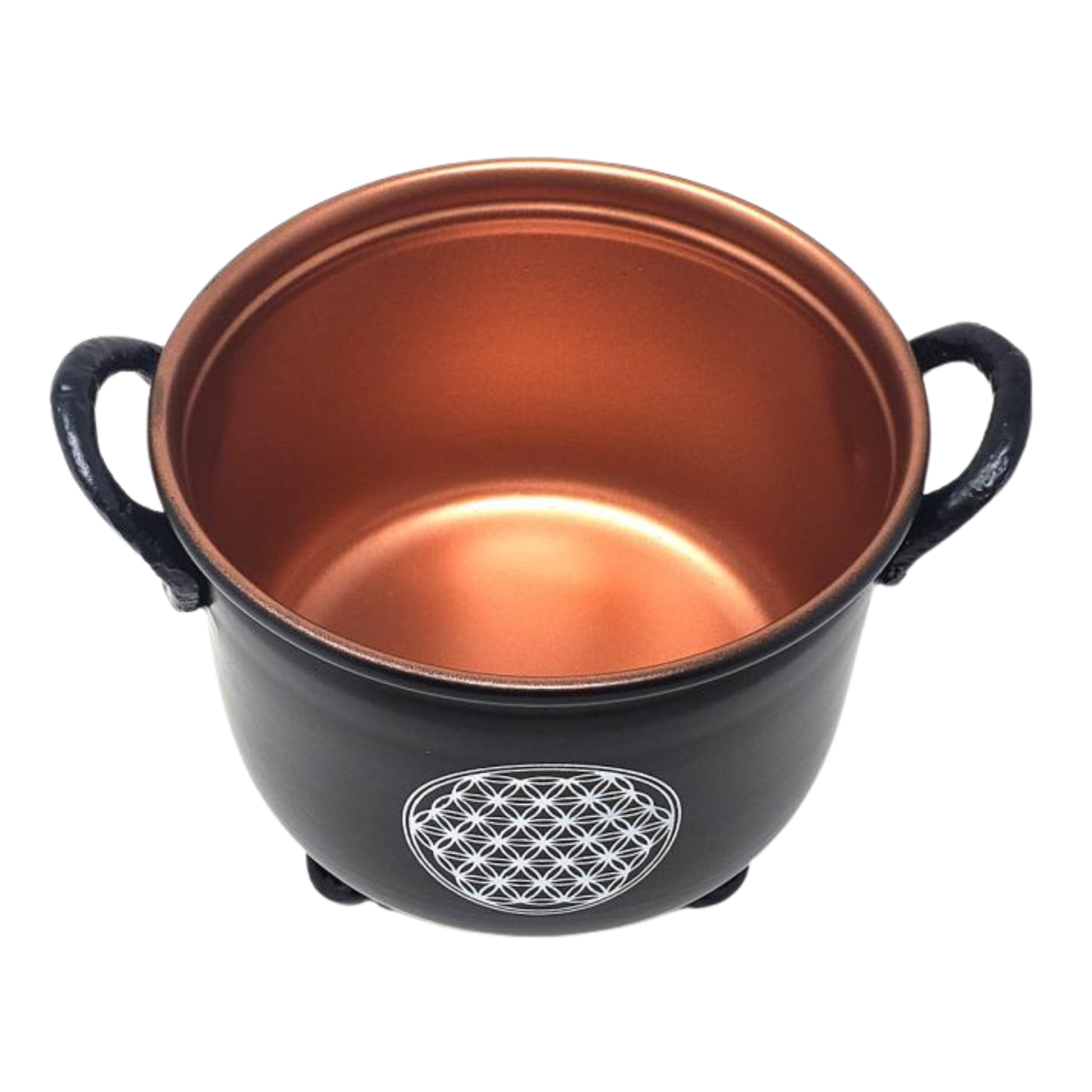 Flower of Life Metal Burner/ Cauldron