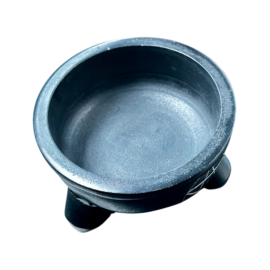 Soapstone Charcoal Burner - Pentacle