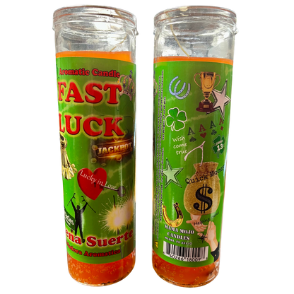 Mama Mojo - Prepared 7 Day Candle - Fast Luck