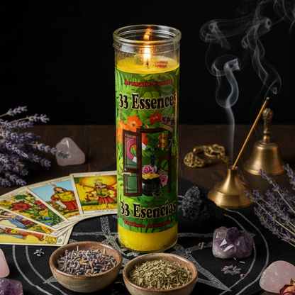 Mama Mojo - Prepared 7 Day Candle - 33 Essences