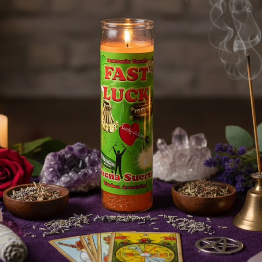 Mama Mojo - Prepared 7 Day Candle - Fast Luck