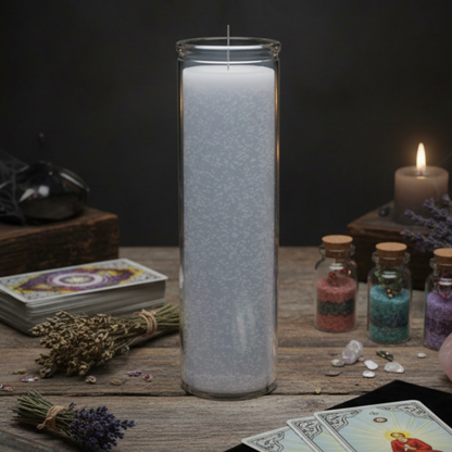 Gray 7 Day Candle