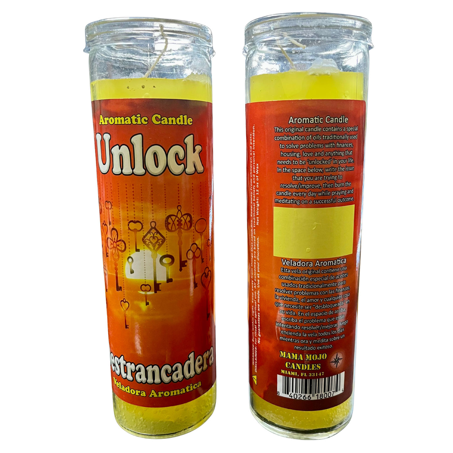 Mama Mojo - Prepared 7 Day Candle - Unlock