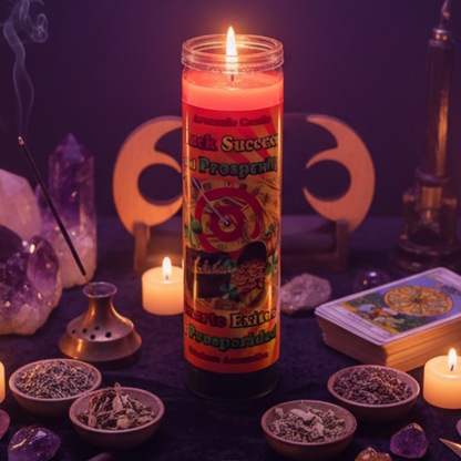 Luck, Success, Prosperity - Mama Mojo 7 Day Candle