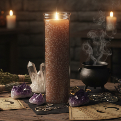 Brown 7 Day Candle