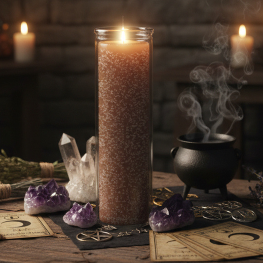 Brown 7 Day Candle