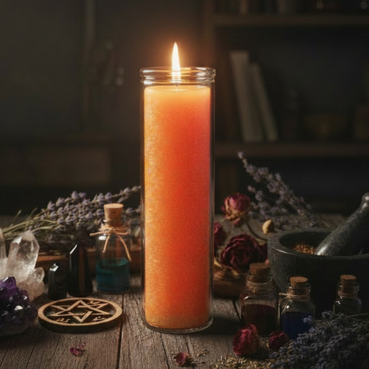 Orange 7 Day Candle