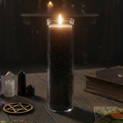 Black 7 Day Candle