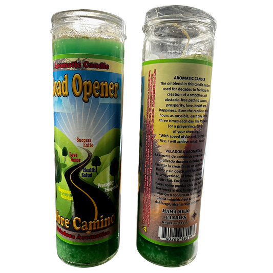 Mama Mojo - Prepared 7 Day Candle - Road Opener