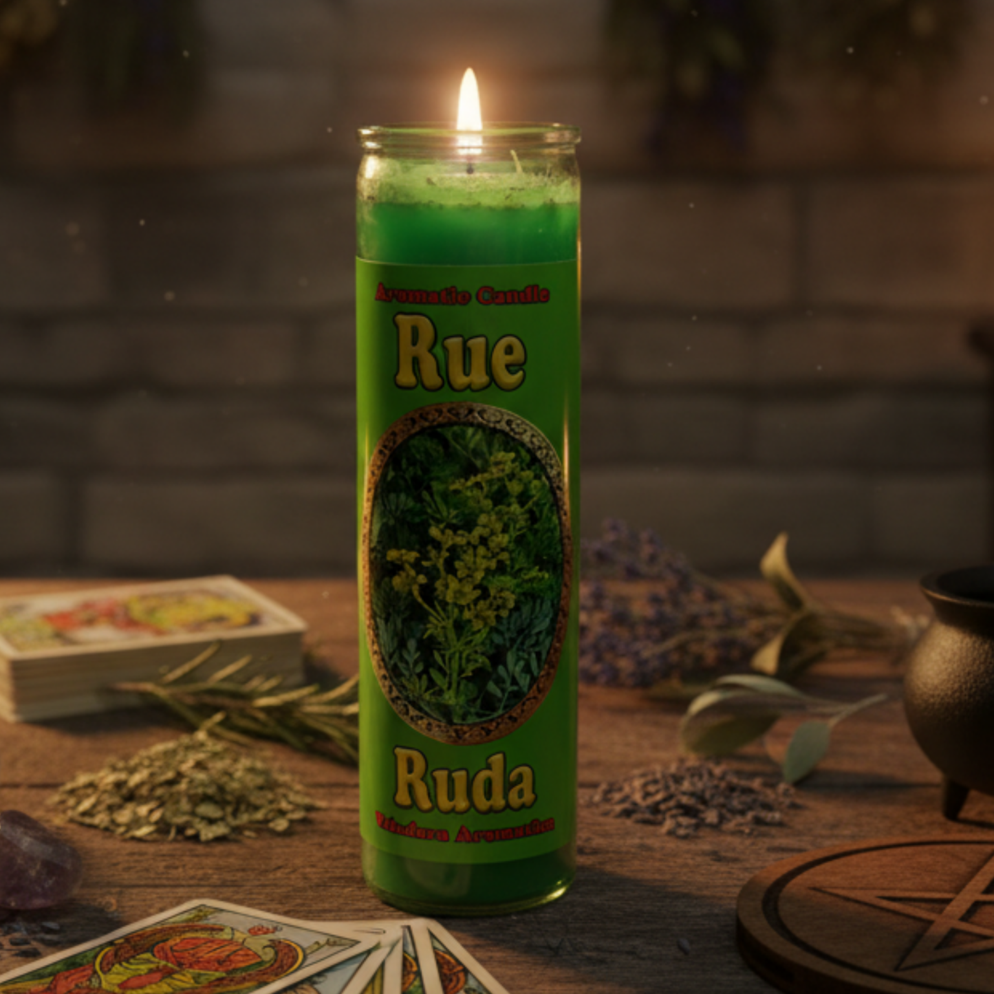 Rue - Mama Mojo  7 Day Candle