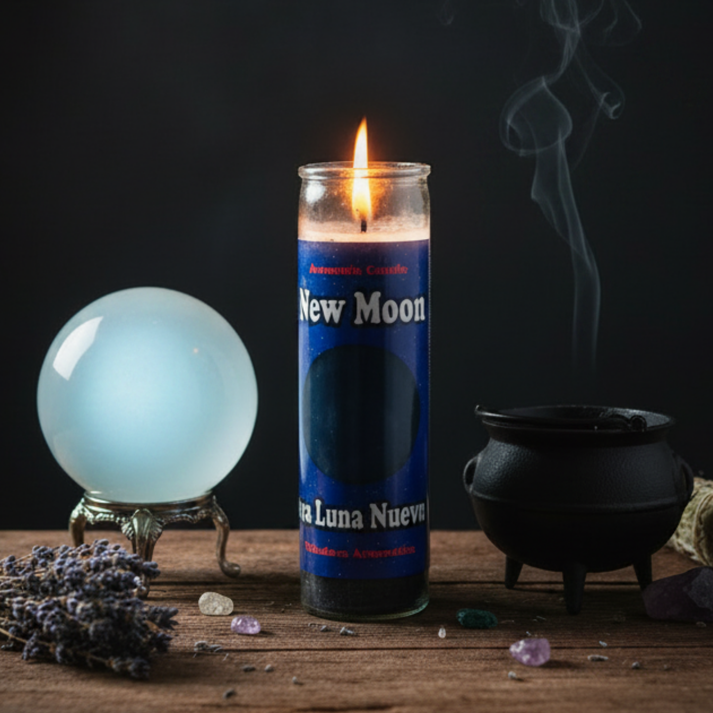New Moon - Mama Mojo  7 Day Candle