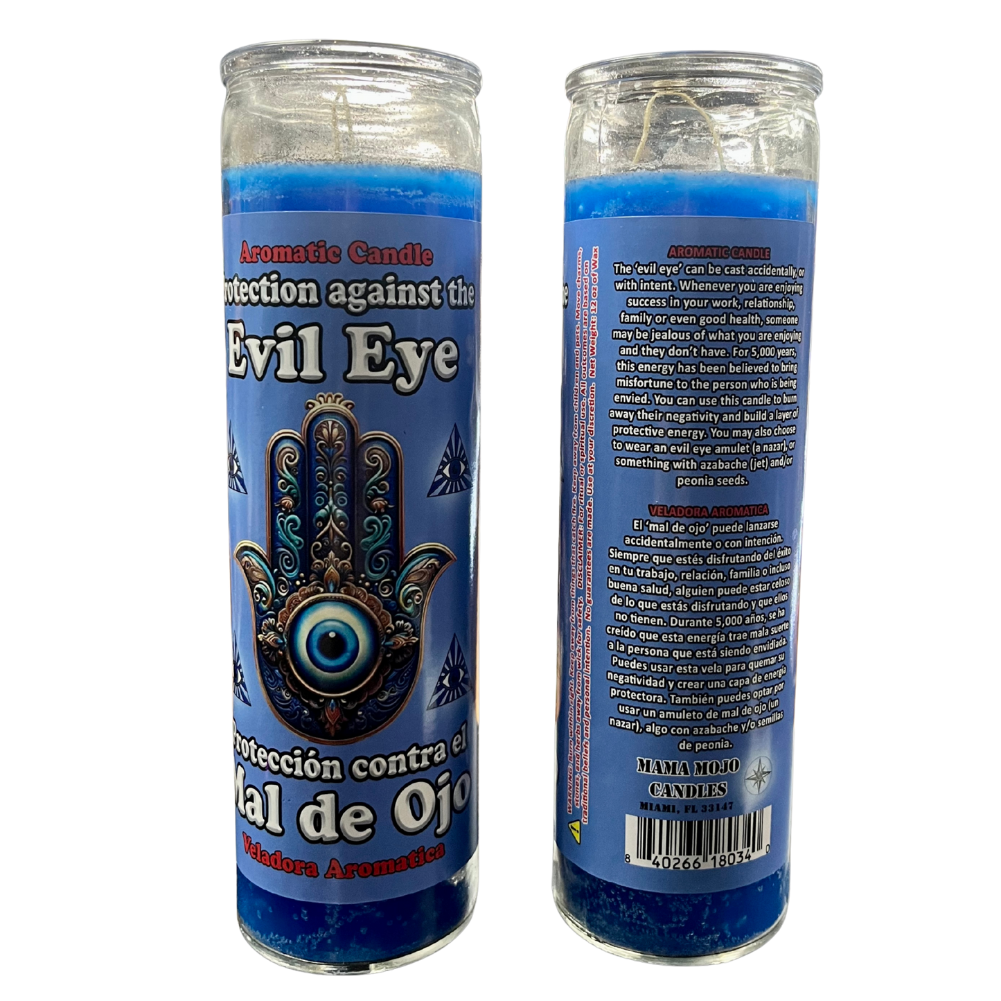 Protection Against the Evil Eye - Mama Mojo  7 Day Candle