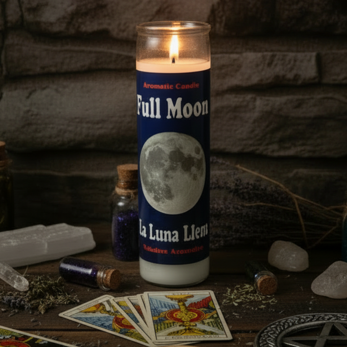 Full Moon - Mama Mojo  7 Day Candle
