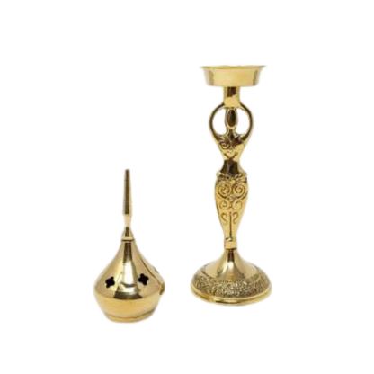Goddess Brass Cone Burner