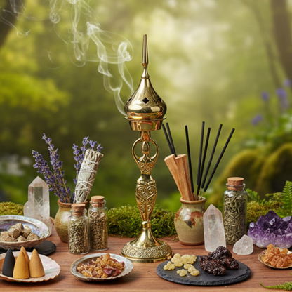 Goddess Brass Cone Burner