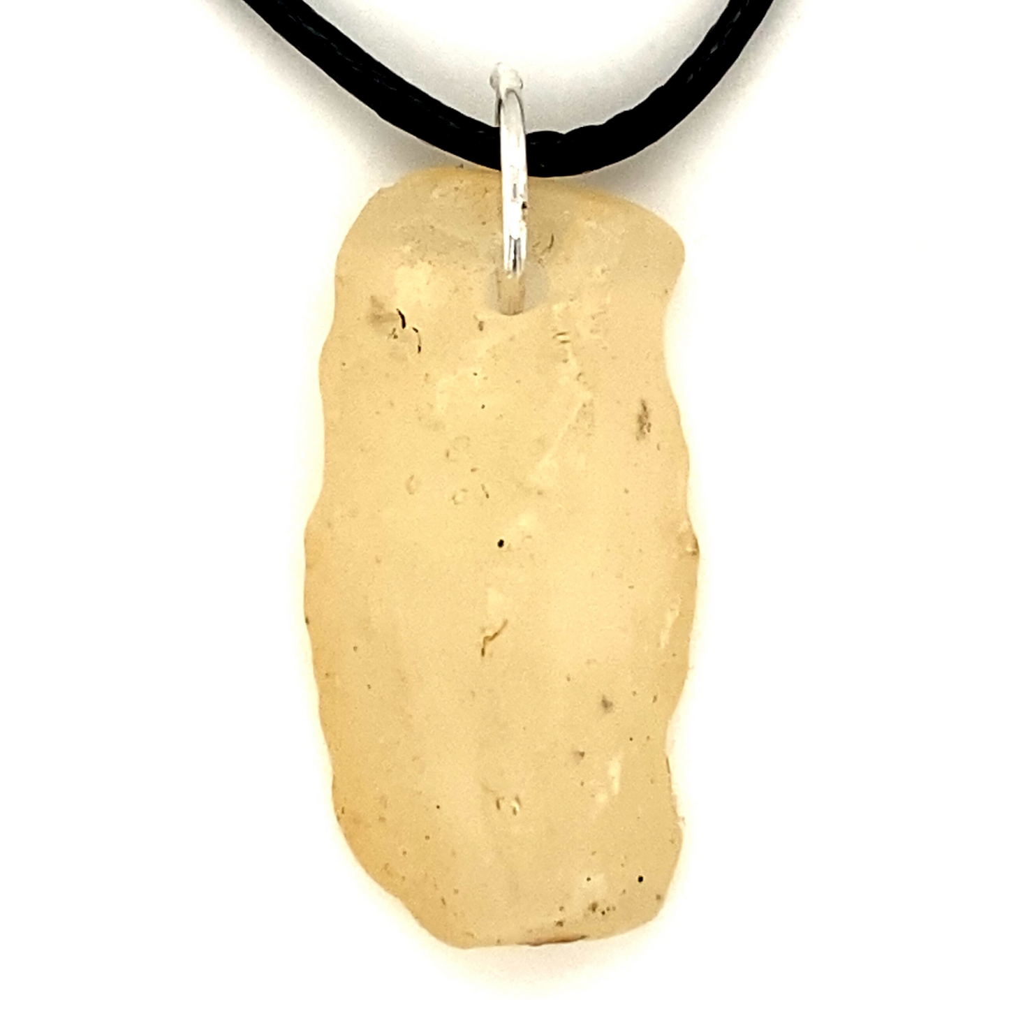 Libyan Golden Desert Glass Tektite Essentia Pendant