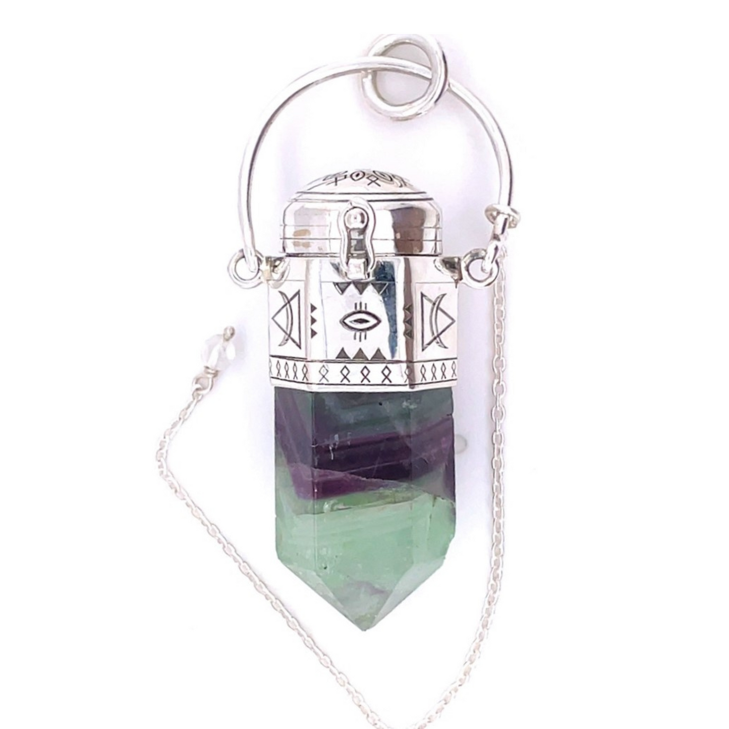 Fluorite Mystic Pendulum Pendant