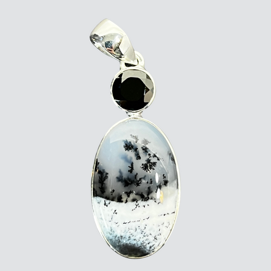 Mystical Merlinite Spinel Scene Pendant