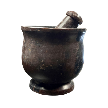 Soapstone Mortar & Pestle - 3"H 3"D