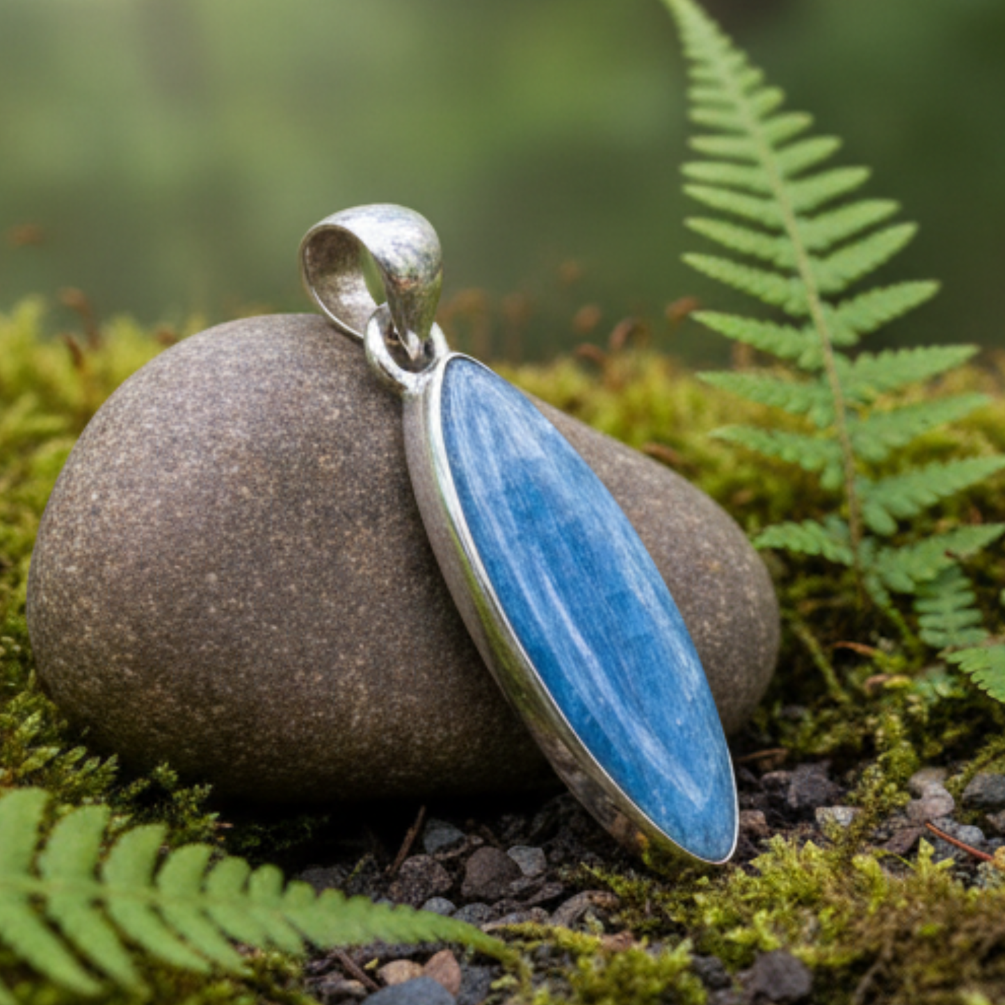 Blue Kyanite Pendant
